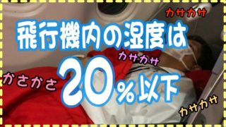 機内の湿度