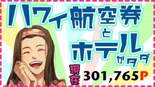 ハワイ航空券とホテル代がタダ